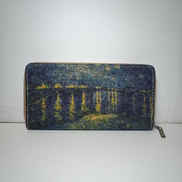 Van Gogh Inspired Night Sky Wallet - Picture 1 of 8